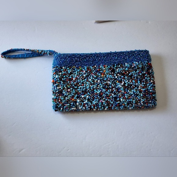 Gorgeous Boho Beaded Heavy Wristlet - Picture 1 of 6